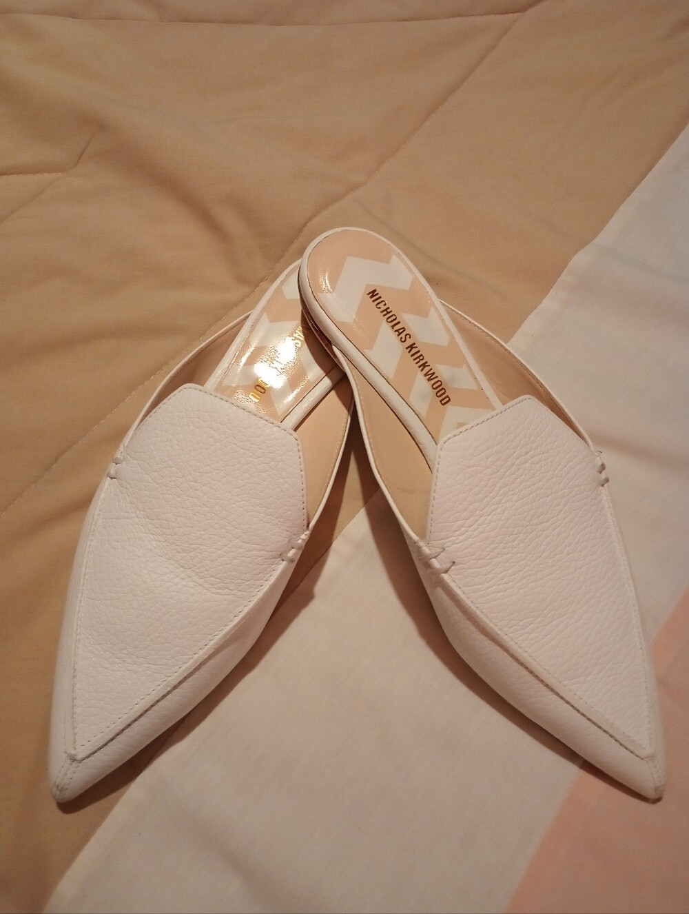 Nicholas Kirkwood Leather Mules